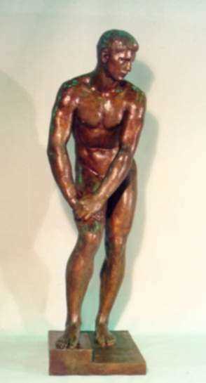 Sculpture by Walker Kirtland Hancock: The Diver, represented by Childs Gallery