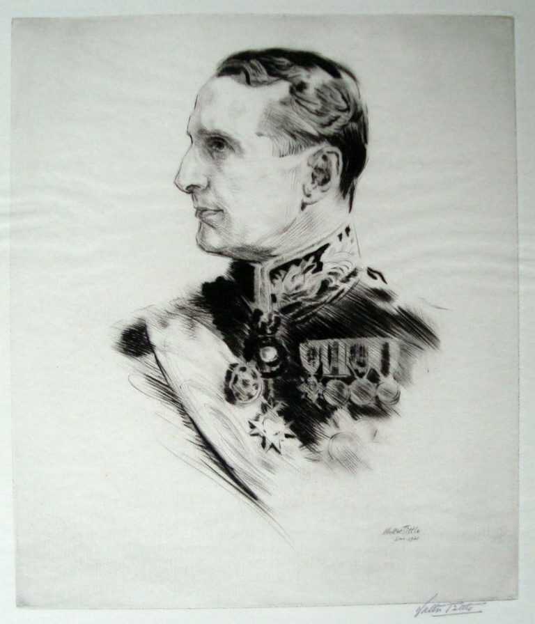 Print By Walter Tittle: Lord Of Fareham At Childs Gallery