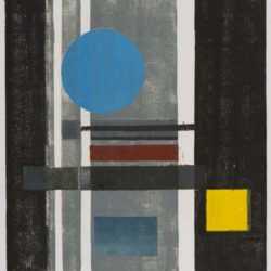 Print by Werner Drewes: Circle and Square, represented by Childs Gallery