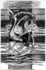 Print by Werner Drewes: Conflict (Konflikt), represented by Childs Gallery