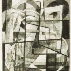 Print by Werner Drewes: Laocoon Contrasting Rhythms, represented by Childs Gallery