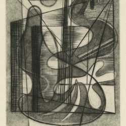 Print By Werner Drewes: Longing For (sehnen) At Childs Gallery