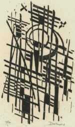 Print by Werner Drewes: Tree Pattern, represented by Childs Gallery