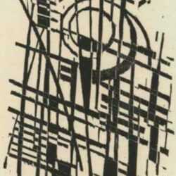 Print by Werner Drewes: Tree Pattern, represented by Childs Gallery