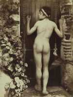 Photograph By Wilhelm Von Gloeden: [nude Sicilian Young Man From The Rear] At Childs Gallery