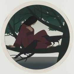 Print By Will Barnet: Circe Ii At Childs Gallery