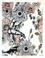 Print by William Evertson: Garden Variety Sisyphus, available at Childs Gallery, Boston