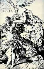 Print by William Evertson: Samuel Beset by Durer's Witch, available at Childs Gallery, Boston