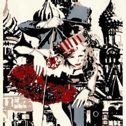 Print by William Evertson: That Russia Thing, available at Childs Gallery, Boston