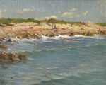 Painting by William Partridge Burpee: A Rocky Shore, available at Childs Gallery, Boston