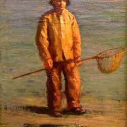 Painting by William Partridge Burpee: Gloucester Fisherman, available at Childs Gallery, Boston