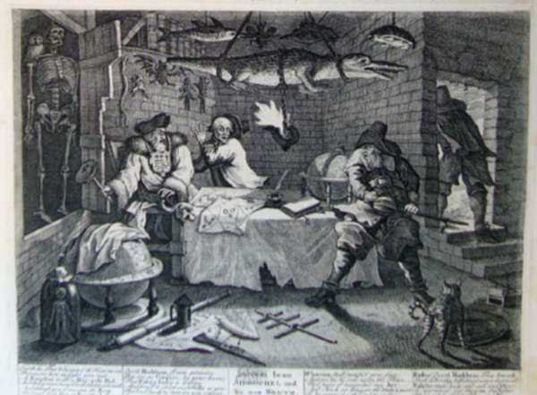 Print by William Hogarth: Hudibras and Sidrophel, represented by Childs Gallery