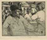 Print by William Lee-Hankey: The Young Fisherman, represented by Childs Gallery