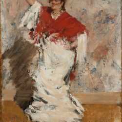 Painting By William Merritt Chase: Dancing Girl At Childs Gallery
