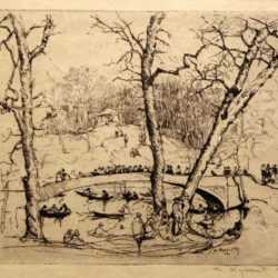 Print by William Meyerowitz: Central Park, represented by Childs Gallery