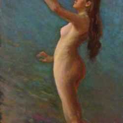 Painting by William Partridge Burpee: [Female Nude], represented by Childs Gallery