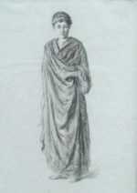 Drawing by William Partridge Burpee: Classical Study, represented by Childs Gallery