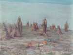 Painting By William Partridge Burpee: October Harvest At Childs Gallery