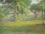 Painting by William Partridge Burpee: Trees in Sunlight, represented by Childs Gallery