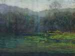 Pastel by William Partridge Burpee: Woodland, represented by Childs Gallery