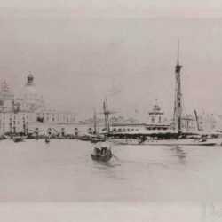 Print by William Walcot: Giudecca No. 1, Venice, represented by Childs Gallery