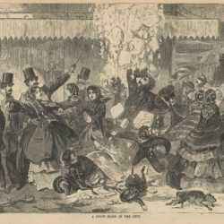 Print by Winslow Homer: A Snow Slide in the City, available at Childs Gallery, Boston