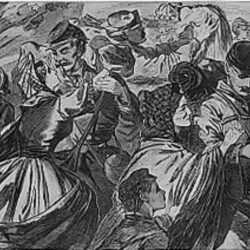 Print by Winslow Homer: Home from War, available at Childs Gallery, Boston